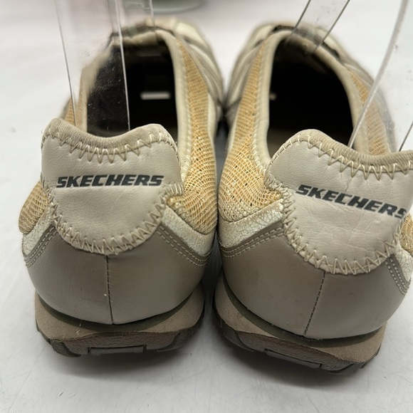 Skechers tan gray slip on sneakers size 8 SKT4802A - Picture 5 of 10